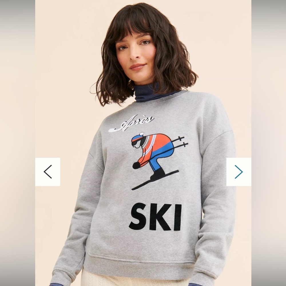 Kule Good Used Condition The Raleigh Aprés Ski Sweatshirt Size medium